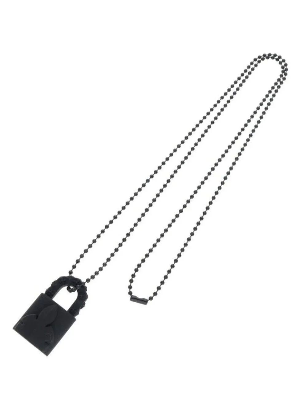 Chrome Hearts Rubber Padlock Flerknee Slcn Silicone Necklace